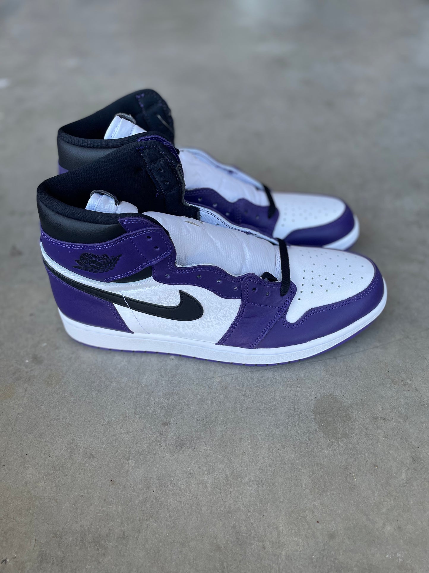 New Jordan 1 “Court purple” men’s size 12 no box -555088-500