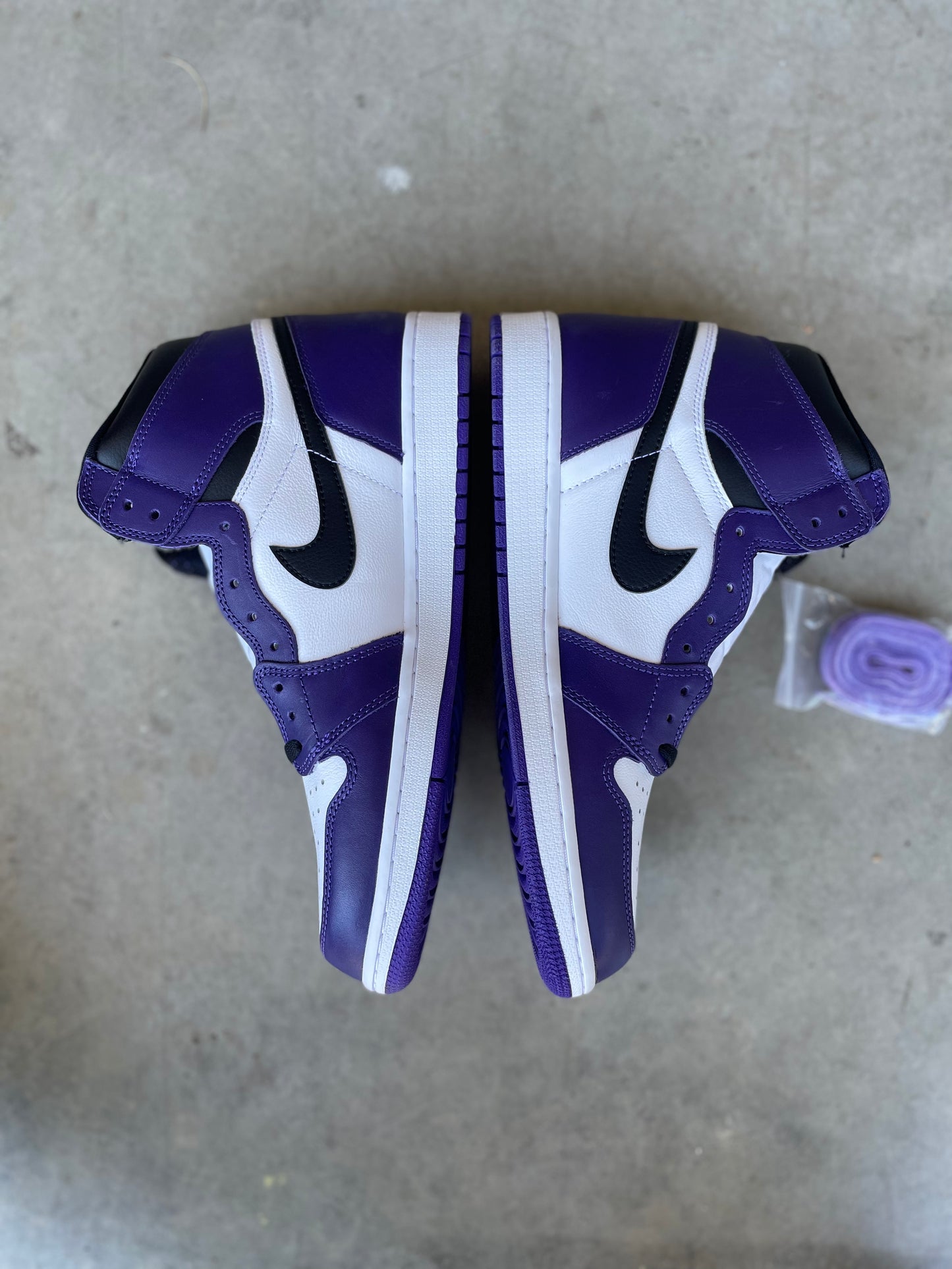 New Jordan 1 “Court purple” men’s size 12 no box -555088-500