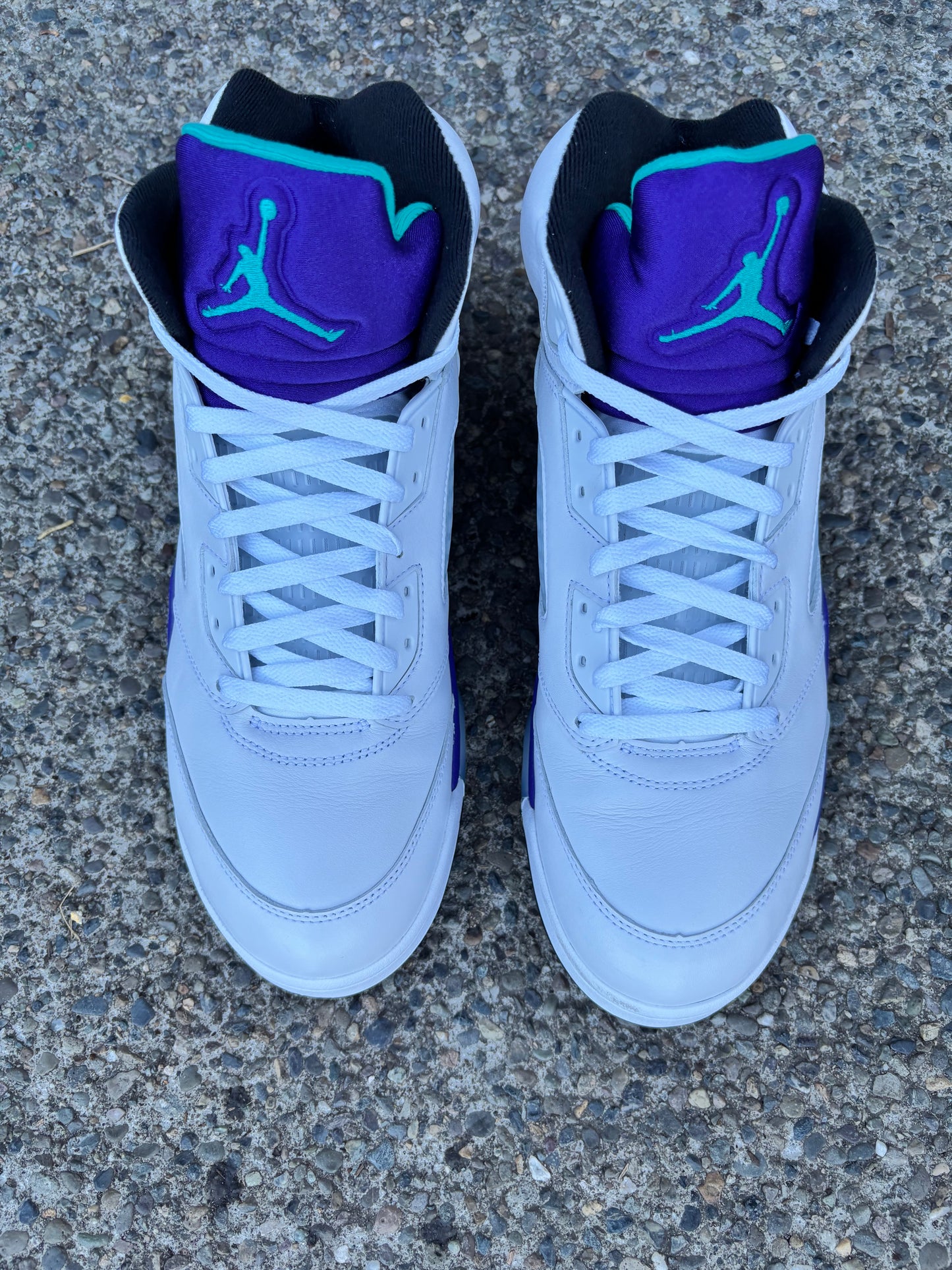Pre owned 2025 Nike Jordan 5 retro “Grape” size 13 no box-HQ7978-100