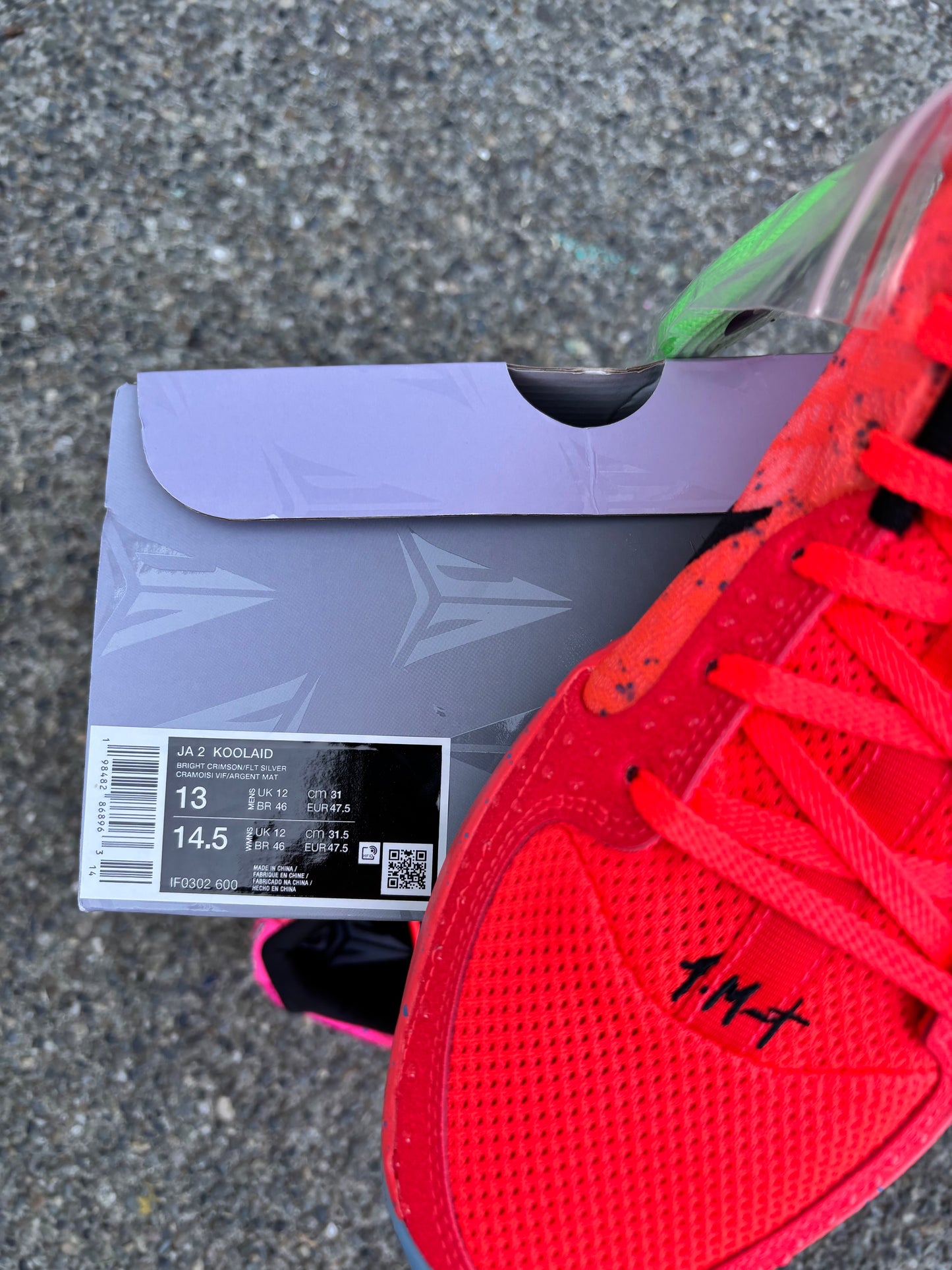 New Nike Ja 2 “Koolaid” men’s size 13 with box -IF0302-600
