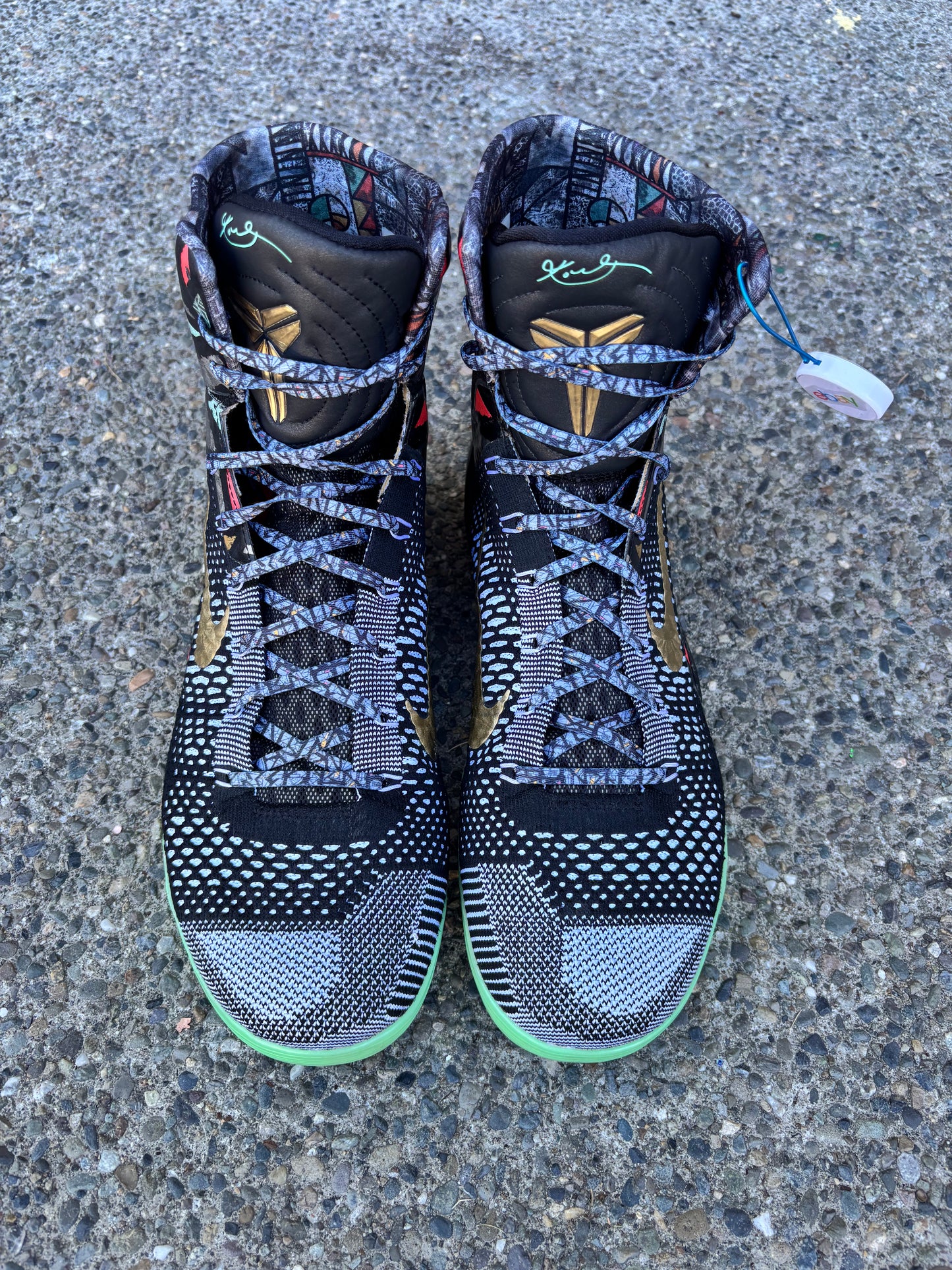 Pre owned 2014 Nike Kobe 9 Elite “Nola Gumbo” size 13 no box -630847-002