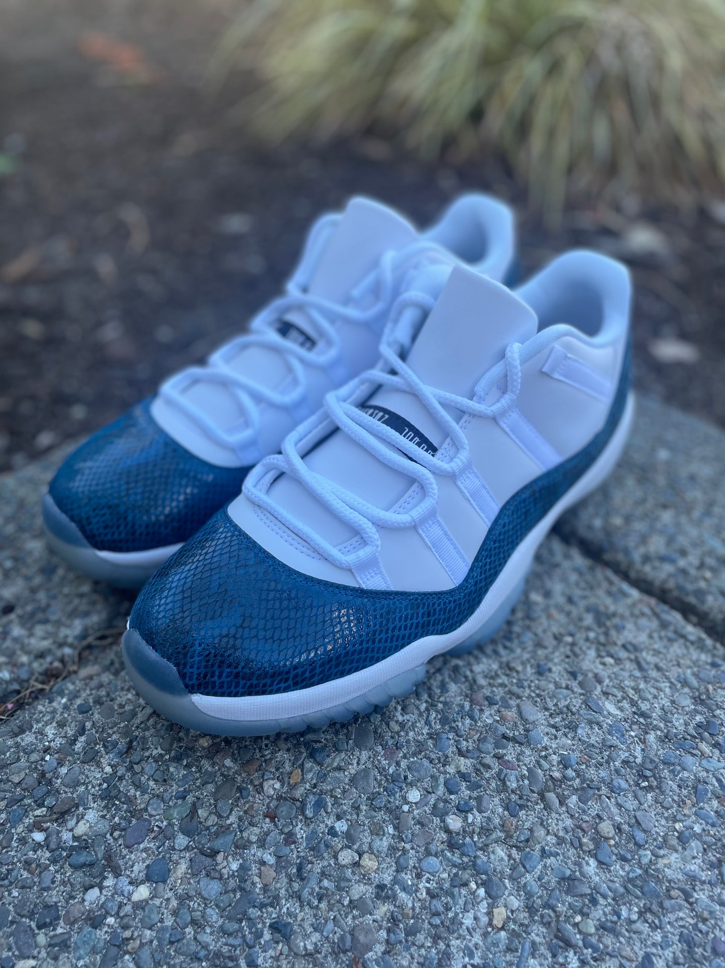 CD6846-102 New 2019 Jordan retro 11 snakeskin navy size 13 with box