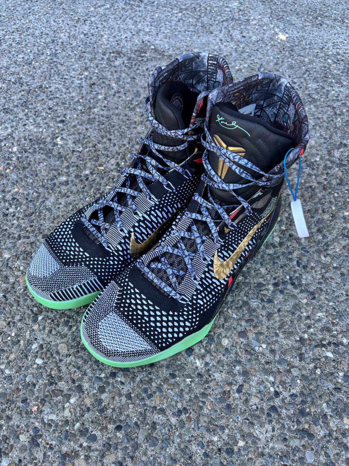 Pre owned 2014 Nike Kobe 9 Elite “Nola Gumbo” size 13 no box -630847-002