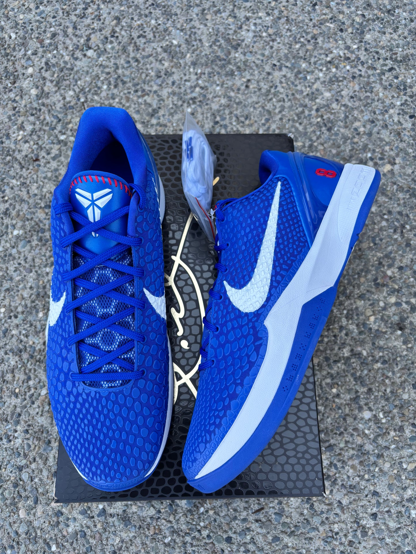 CW2190-400 New Kobe 6 Protro “Dodgers” size 14 with box
