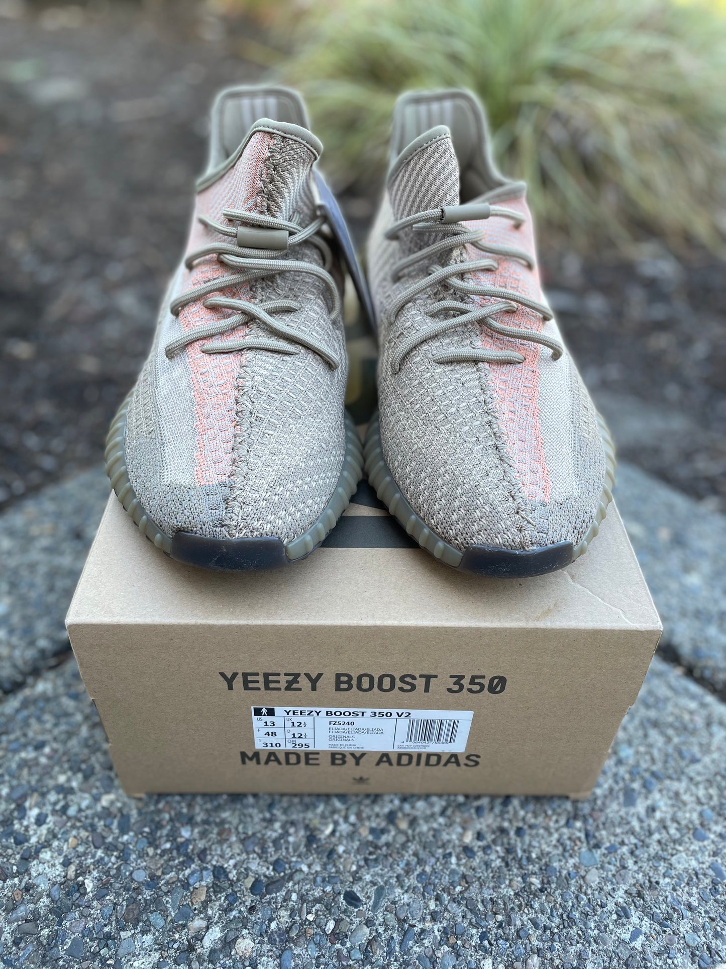 FZ5240 -New Yeezy 350 V2 Sand taupe size 13 with box